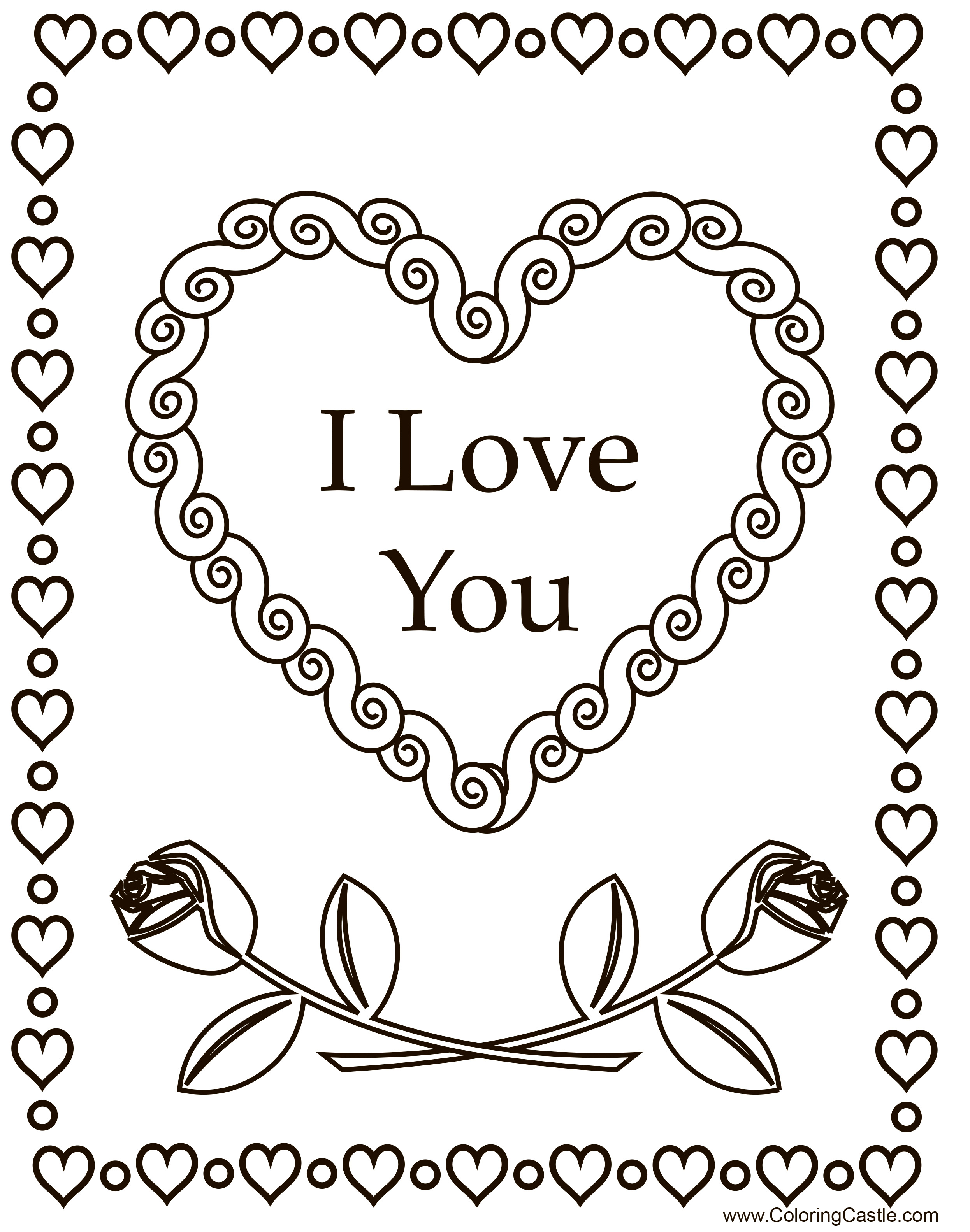 Я кохаю тебе - листівка