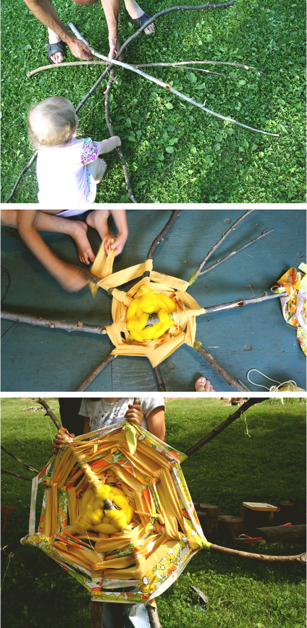 сонце із гілок