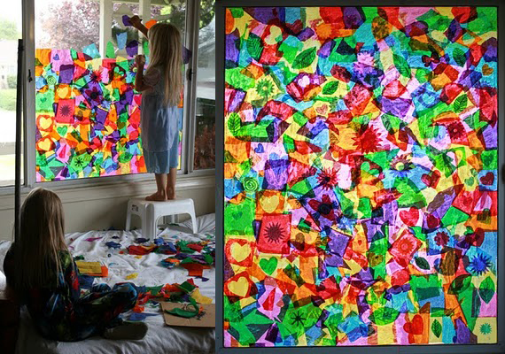 гра - вітраж із паперу