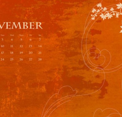 Календар на листопад