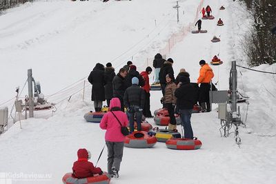 Спуск на ватрушці