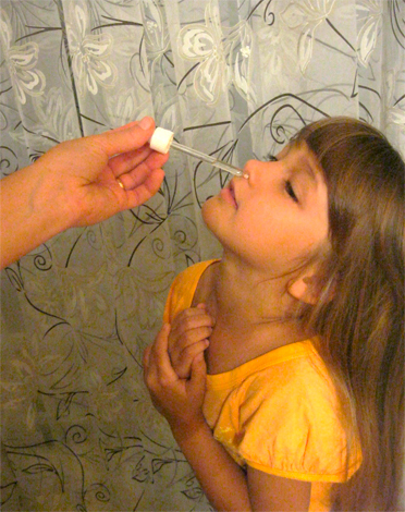 закапування носа