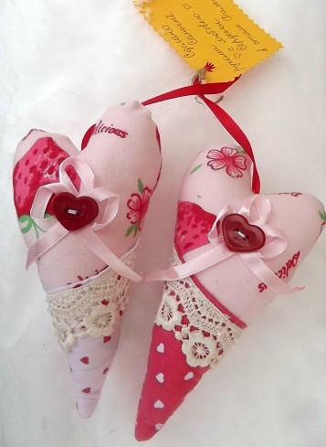 сердечки на Валентина